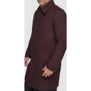Andrew Marc Men's Large Jacket Coat Burgandy Size XXL